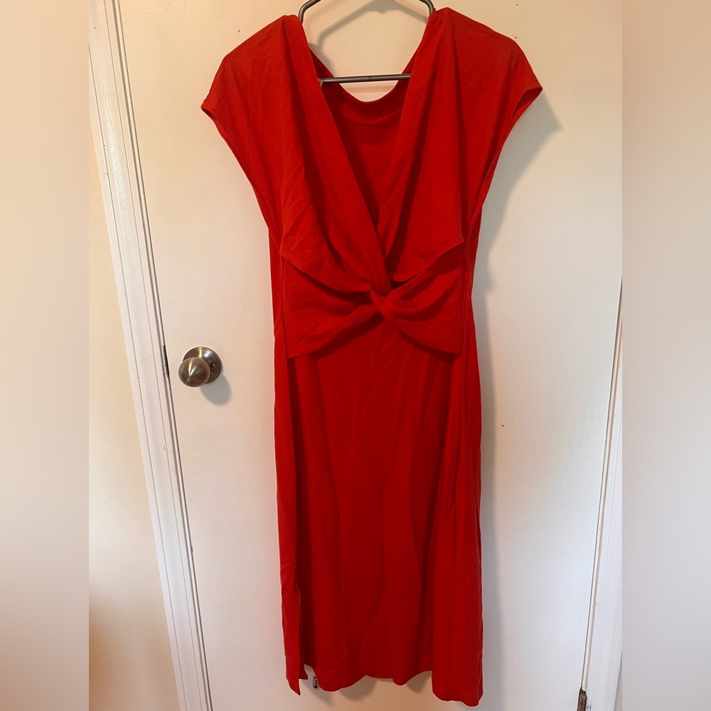 Spencer & Shaw Red Midi Dress